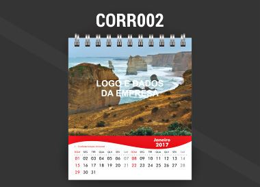 Calendário de Mesa Mês Corrido Referência CORR002