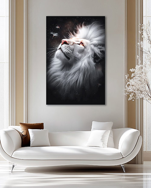 Quadro Fine Art em sala de estar - Elograf