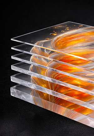 Impress&atilde;o UV em acr&iacute;lico cristal - Elograf Fine Art