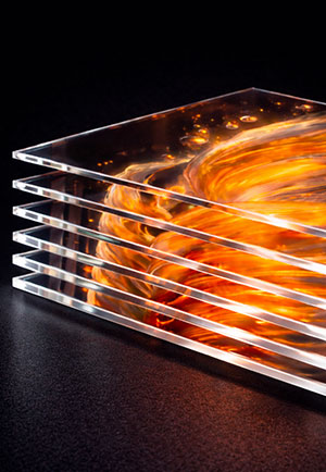 Impress&atilde;o UV direta em vidro - Elograf Fine Art